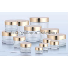 3ml,5ml,10ml,15ml,20ml,30ml,40ml,50ml,60ml,100ml,200ml,240ml,300ml,350ml Transparent PETG Jars with gold cap